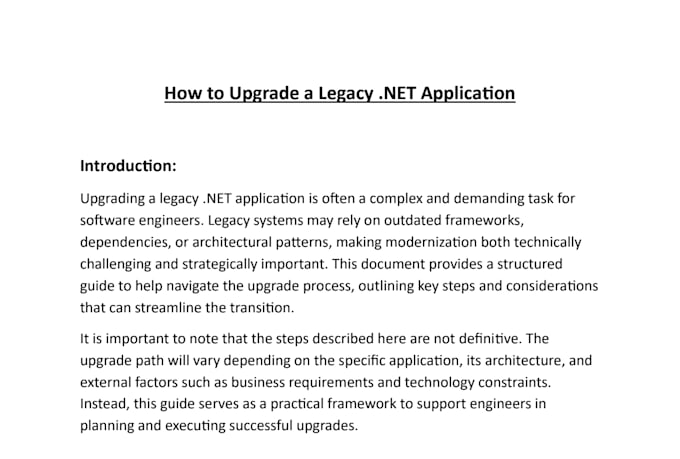 write technical documentation, sops, and user guides for your software